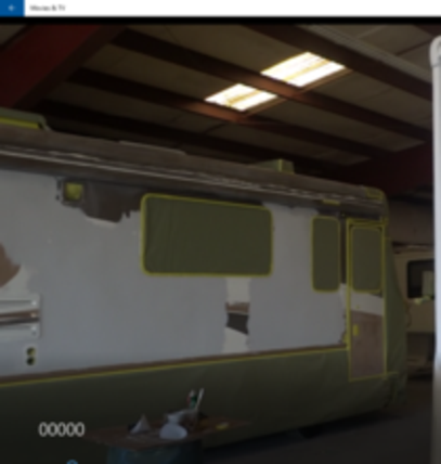 RV collision repair before and after